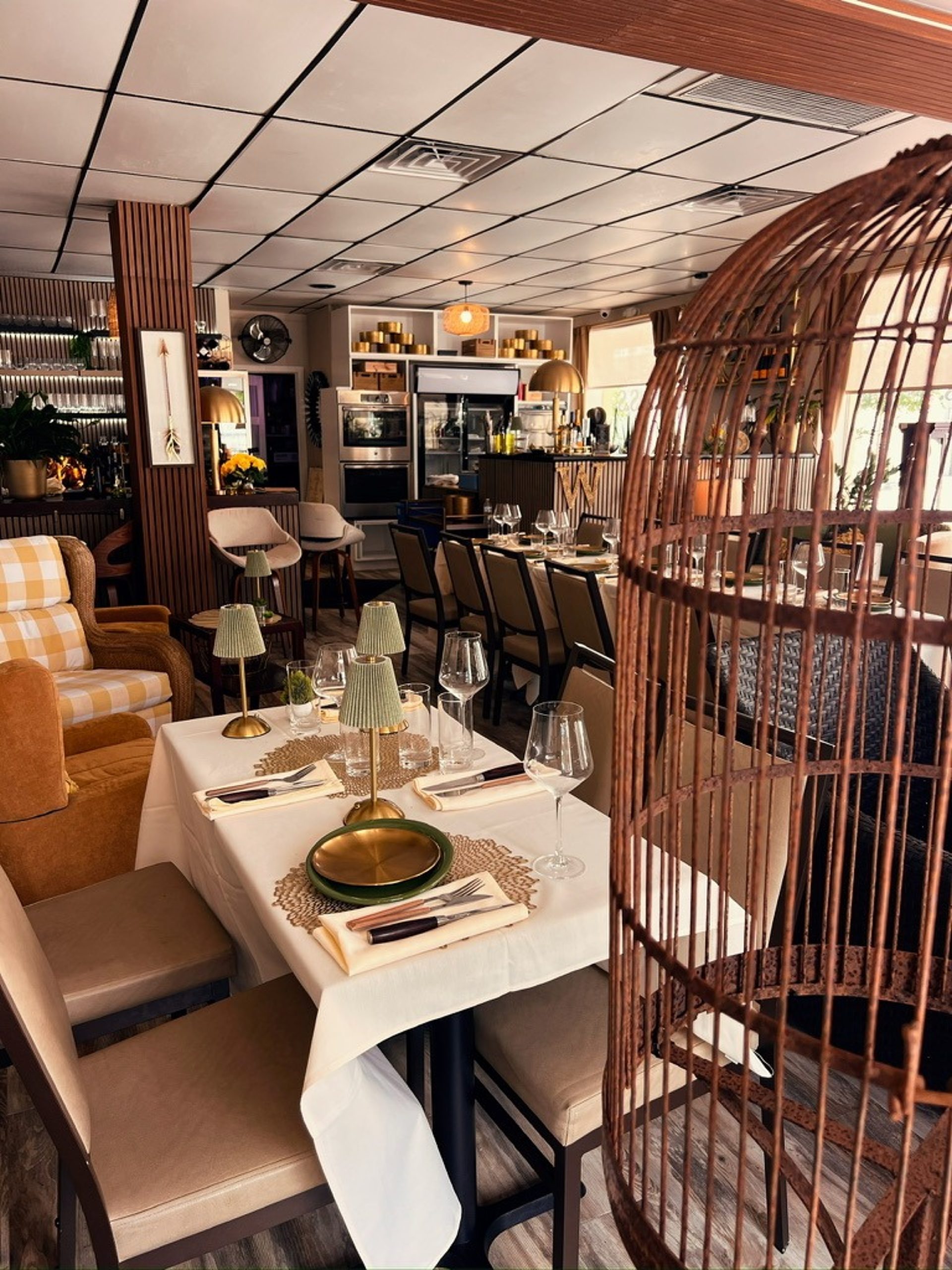 The restaurant is yours