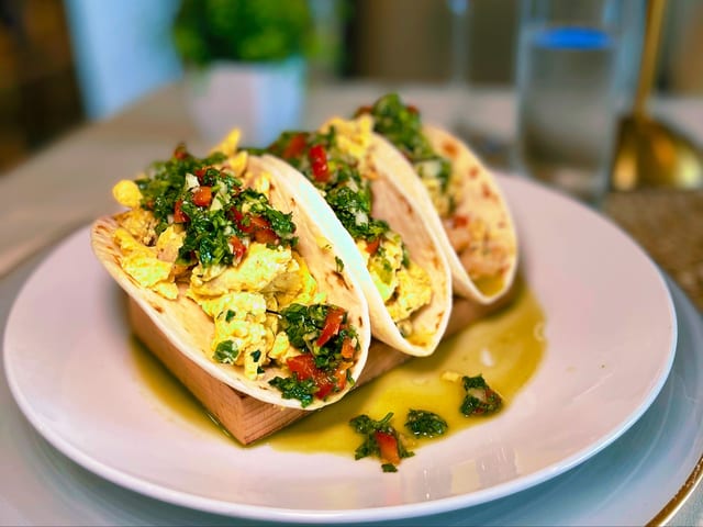 Breakfast Tacos (Shrimp).