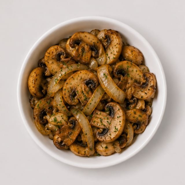Sauteed Mushrooms & Onions.