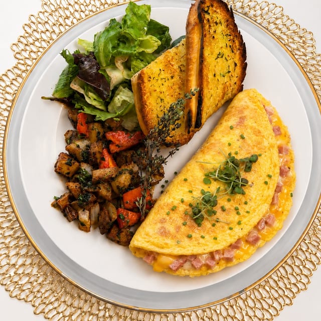 Ham and Cheese Omelet.